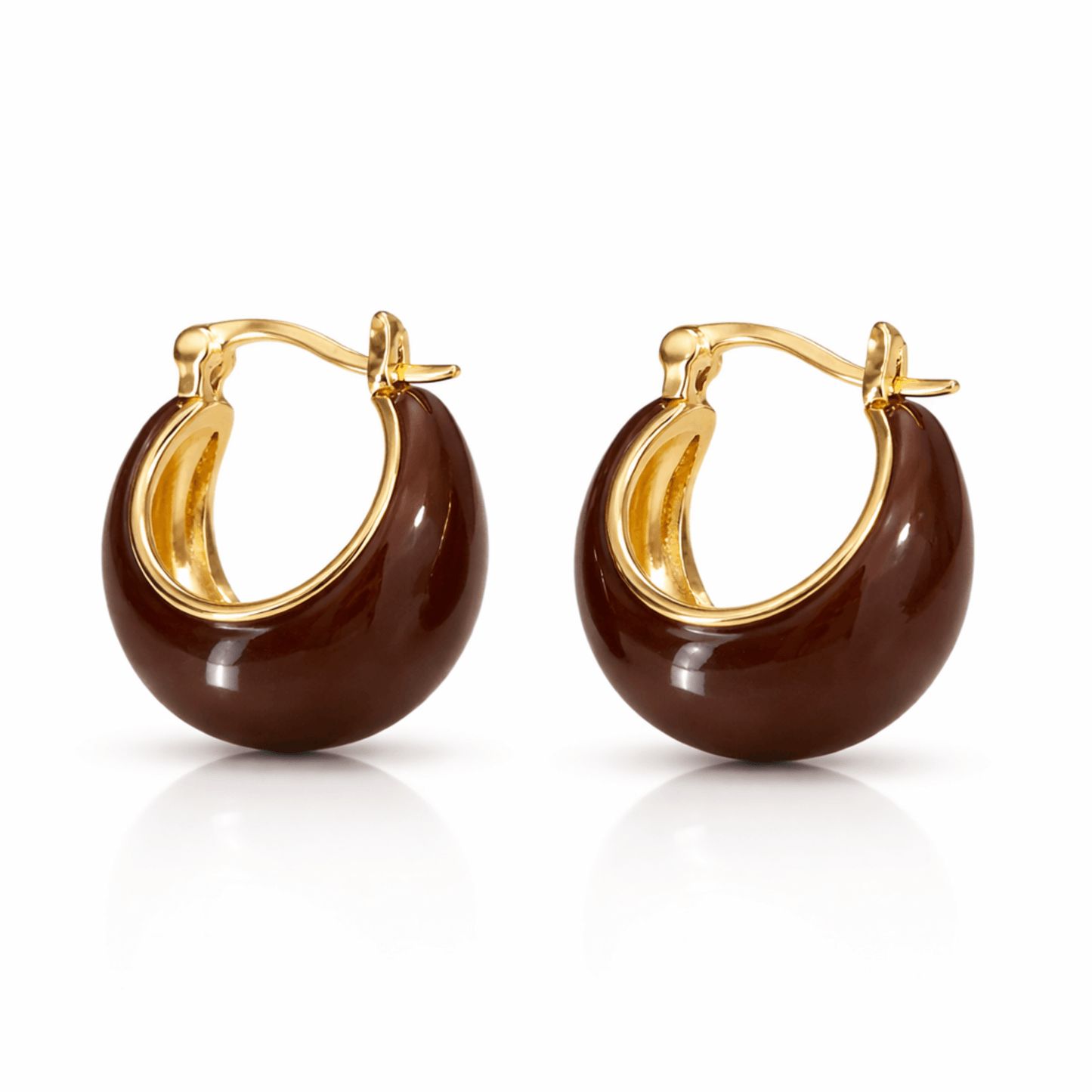 Hoop Earrings 18K Gold Plated