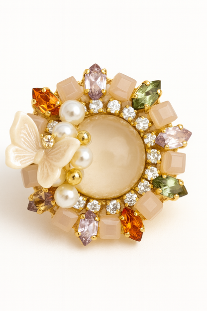 Butterfly Studs 18K Gold Plated