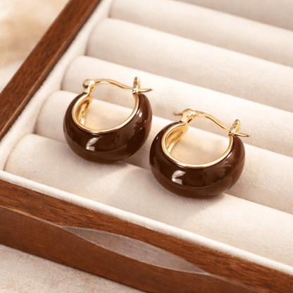 Hoop Earrings 18K Gold Plated