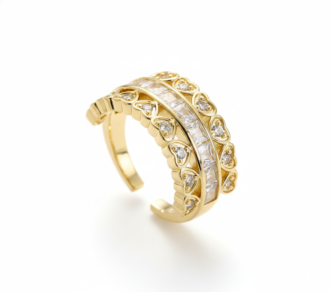 18K Gold Plated Ring