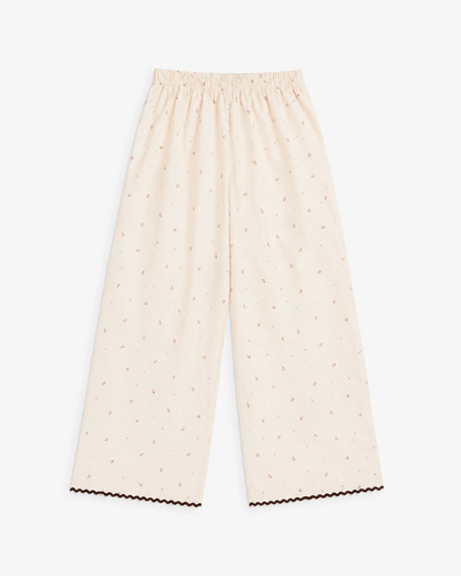 Ivory Floral Print Co-ord Set