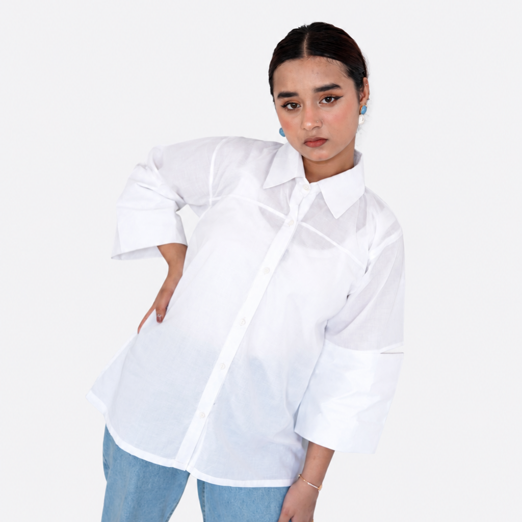 Statement Crop Shirt