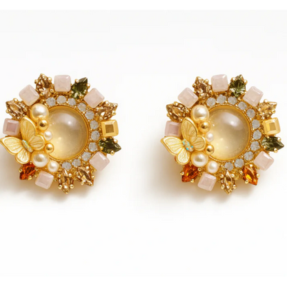 Butterfly Studs 18K Gold Plated