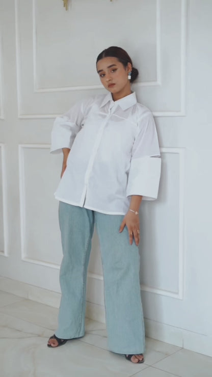 Statement Crop Shirt
